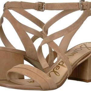 🌟2/$50🌟 Sam Edelman Women's Taupe/Nude Strappy Block Heels